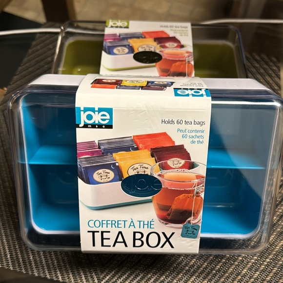Bundle of Two Joie tea box. Blue and Green color - Picture 3 of 4